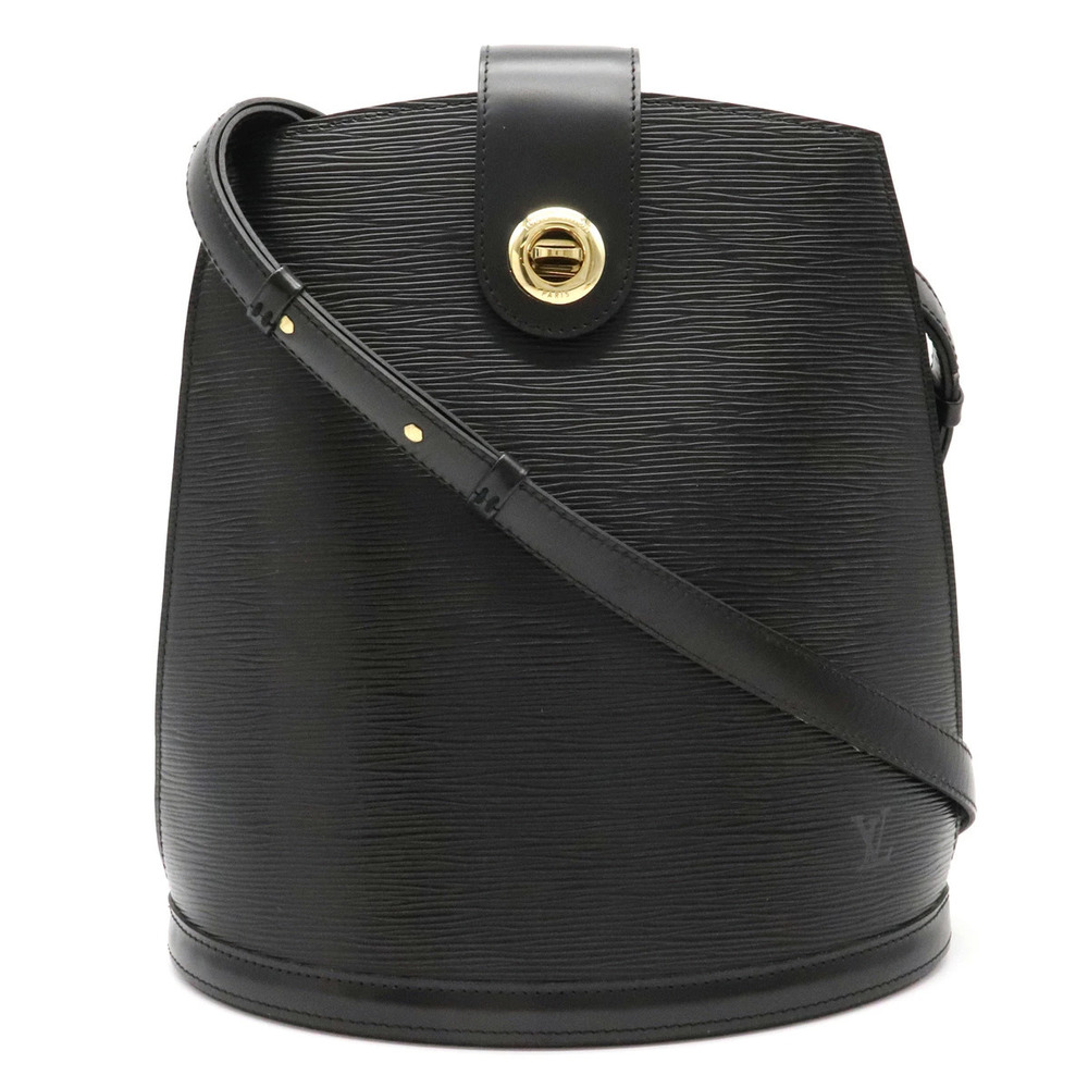 Louis Vuitton Epi Cluny Shoulder Bag Hobo Leather Noir Black